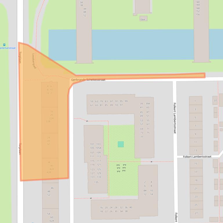 Kaart van postcodegebied 1785CR.