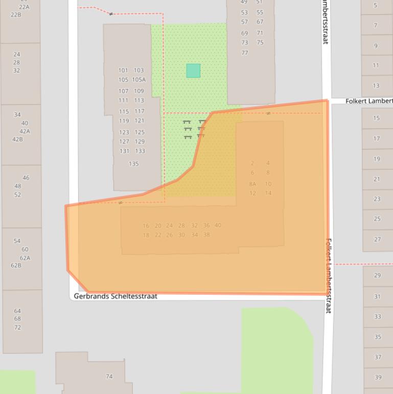 Kaart van postcodegebied 1785CV.