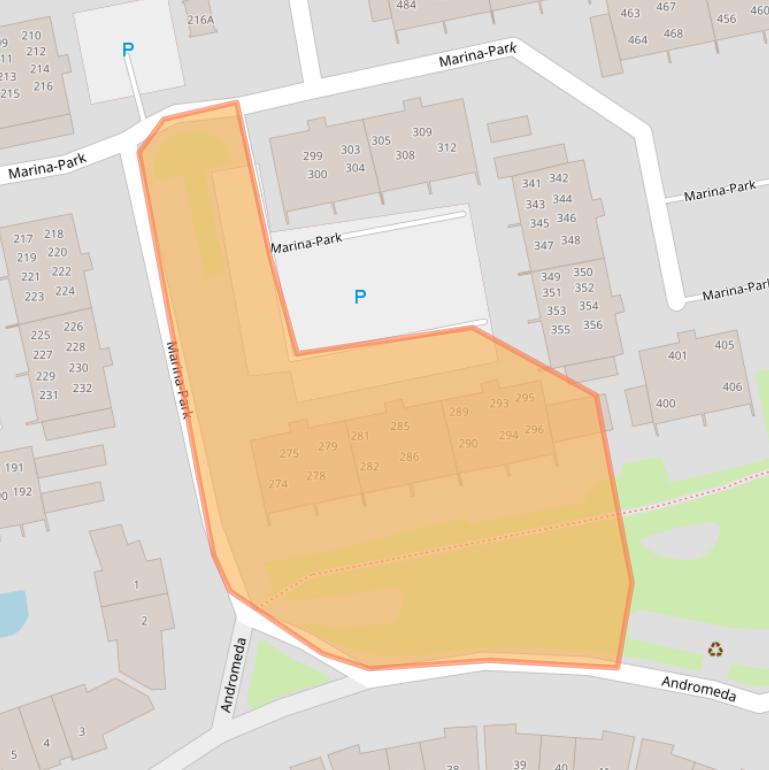 Kaart van postcodegebied 1785DJ.