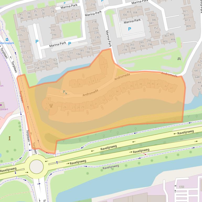 Kaart van postcodegebied 1785DR.