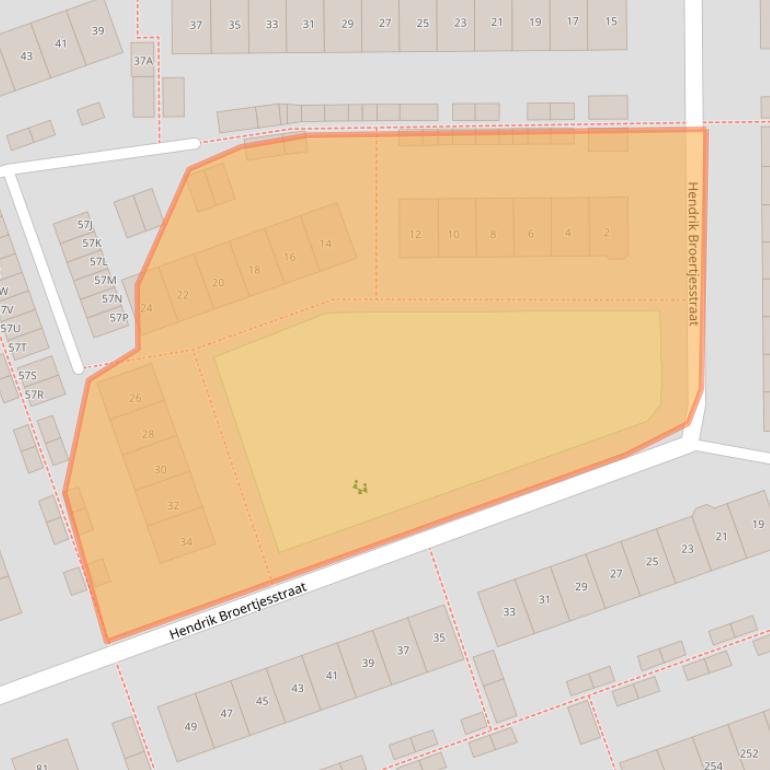 Kaart van postcodegebied 1785ES.