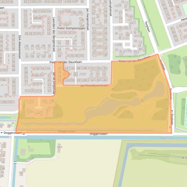 Kaart van postcodegebied 1785GG.