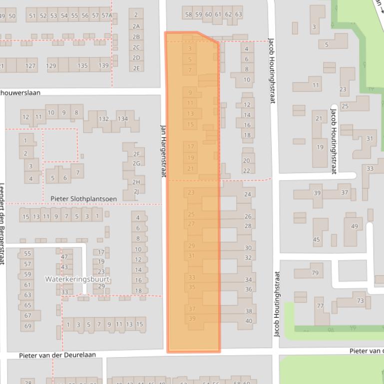 Kaart van postcodegebied 1785GH.
