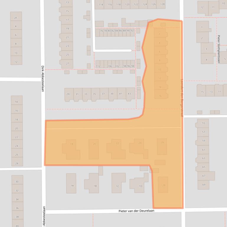 Kaart van postcodegebied 1785GL.