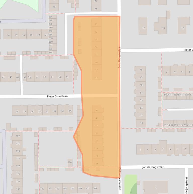 Kaart van postcodegebied 1785GP.