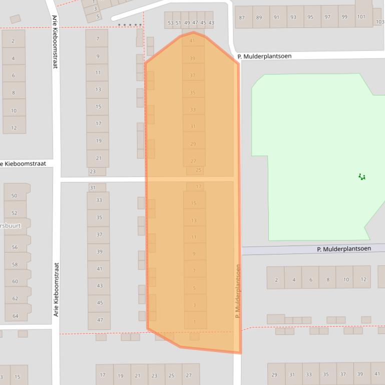 Kaart van postcodegebied 1785GR.