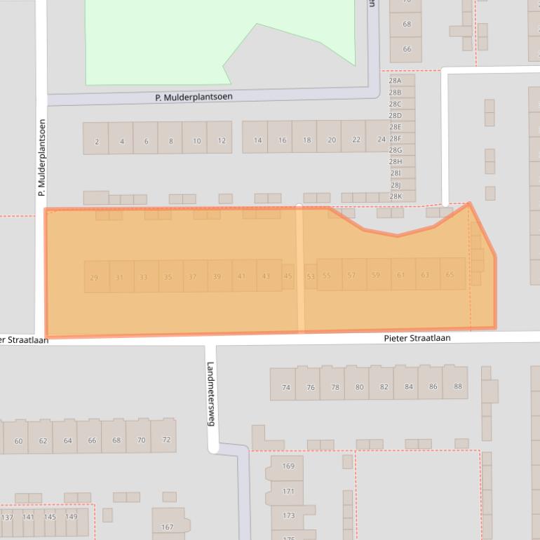Kaart van postcodegebied 1785GW.