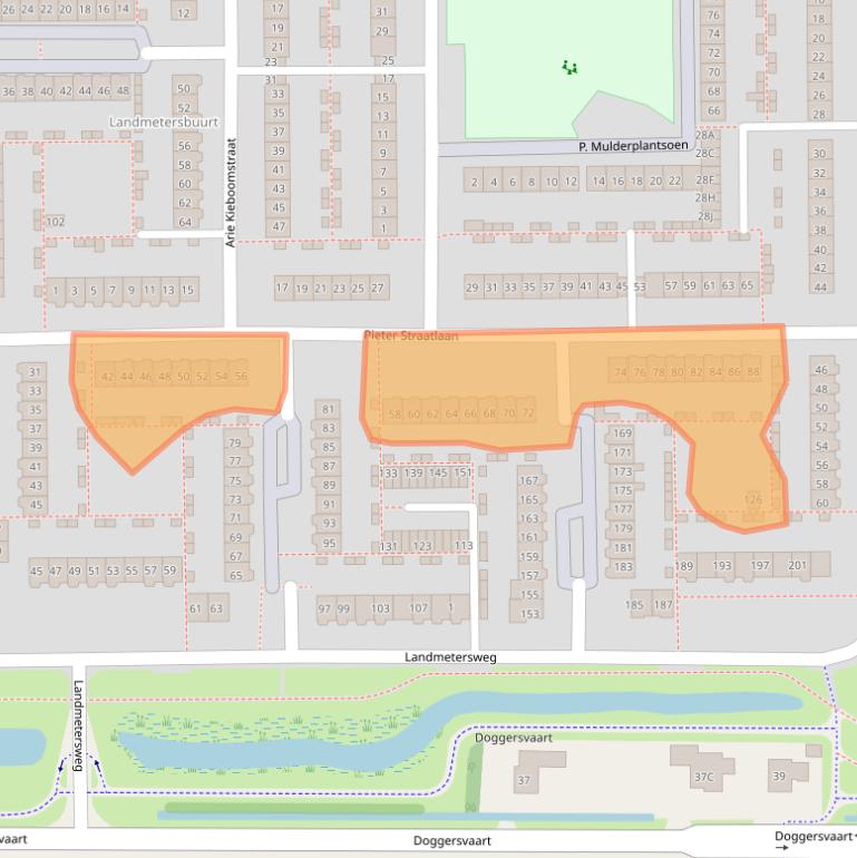 Kaart van postcodegebied 1785GX.
