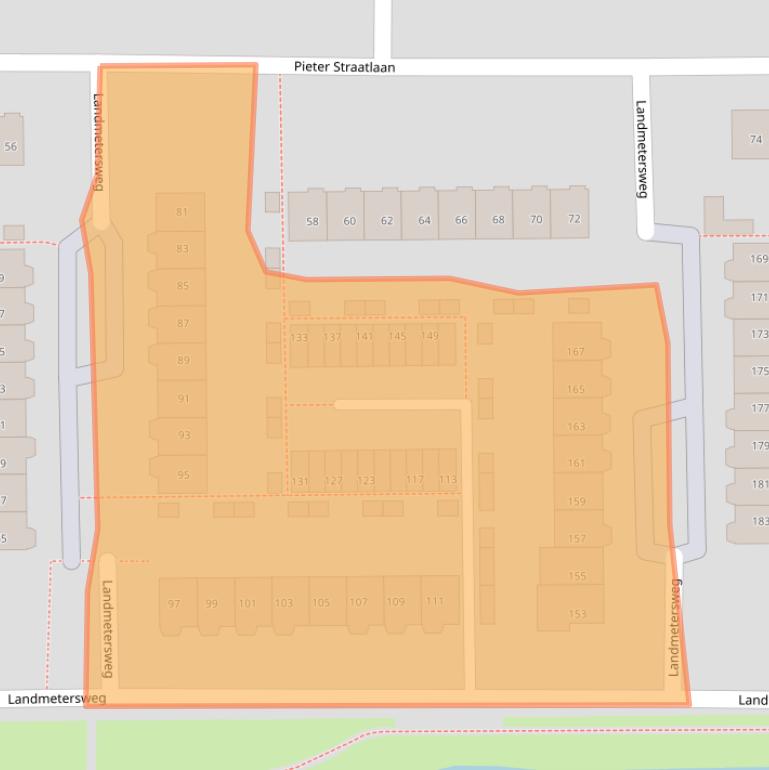 Kaart van postcodegebied 1785HC.