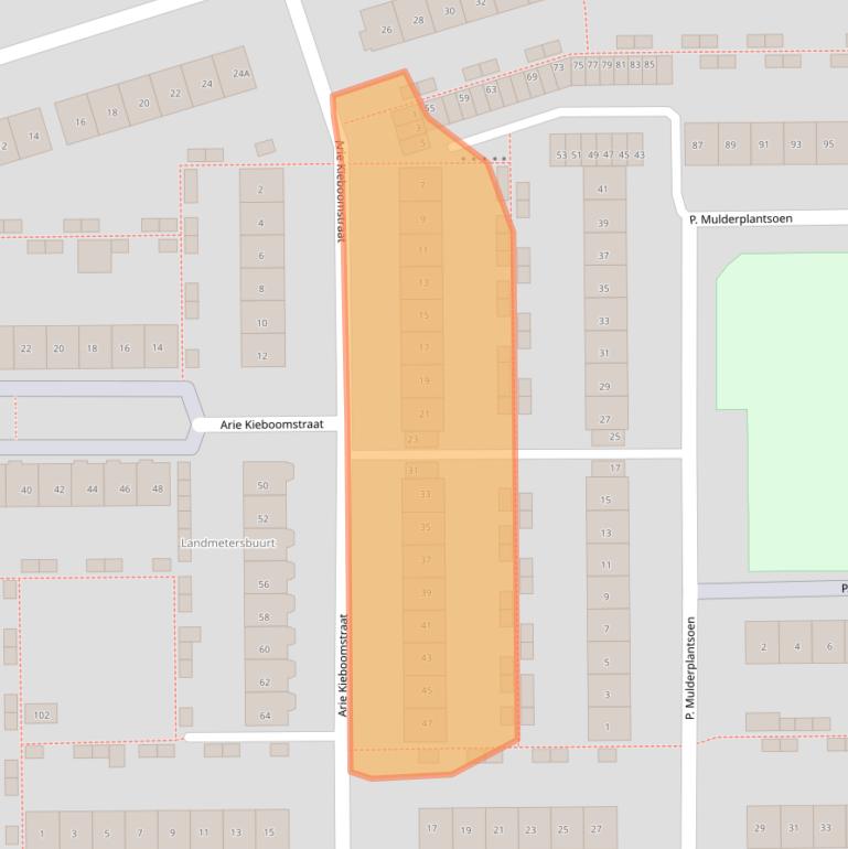Kaart van postcodegebied 1785HJ.