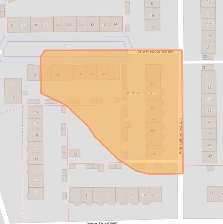Kaart van postcodegebied 1785HL.