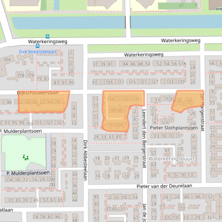 Kaart van postcodegebied 1785HS.