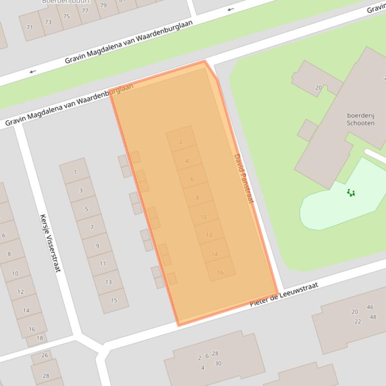 Kaart van postcodegebied 1785JL.