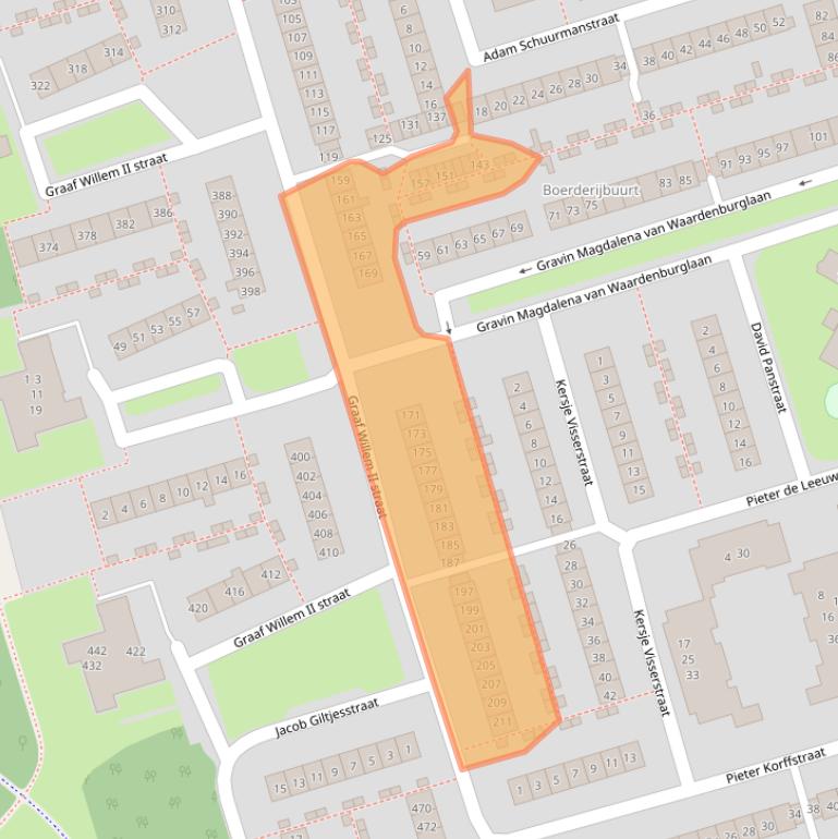 Kaart van postcodegebied 1785KD.