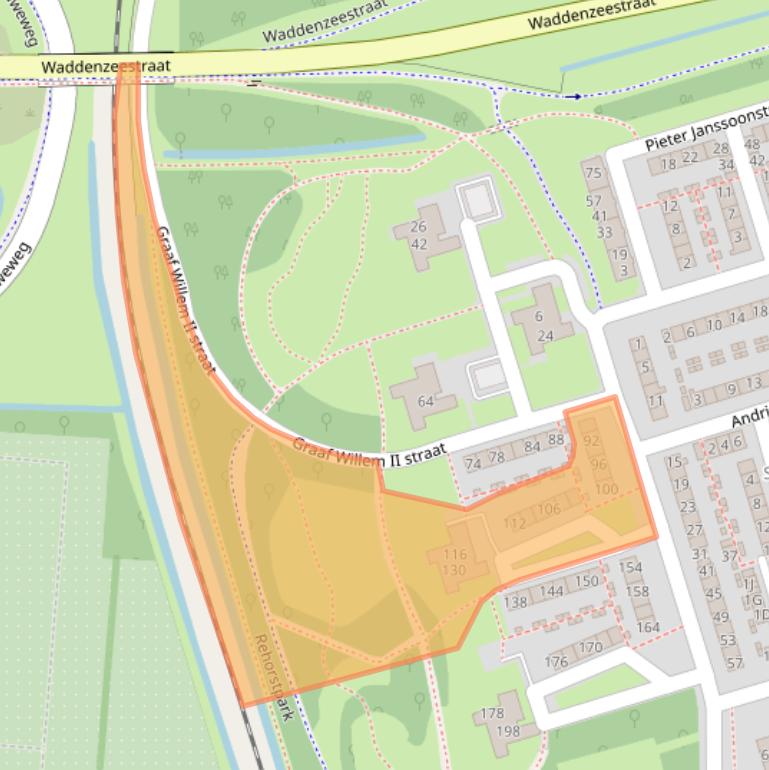 Kaart van postcodegebied 1785KH.