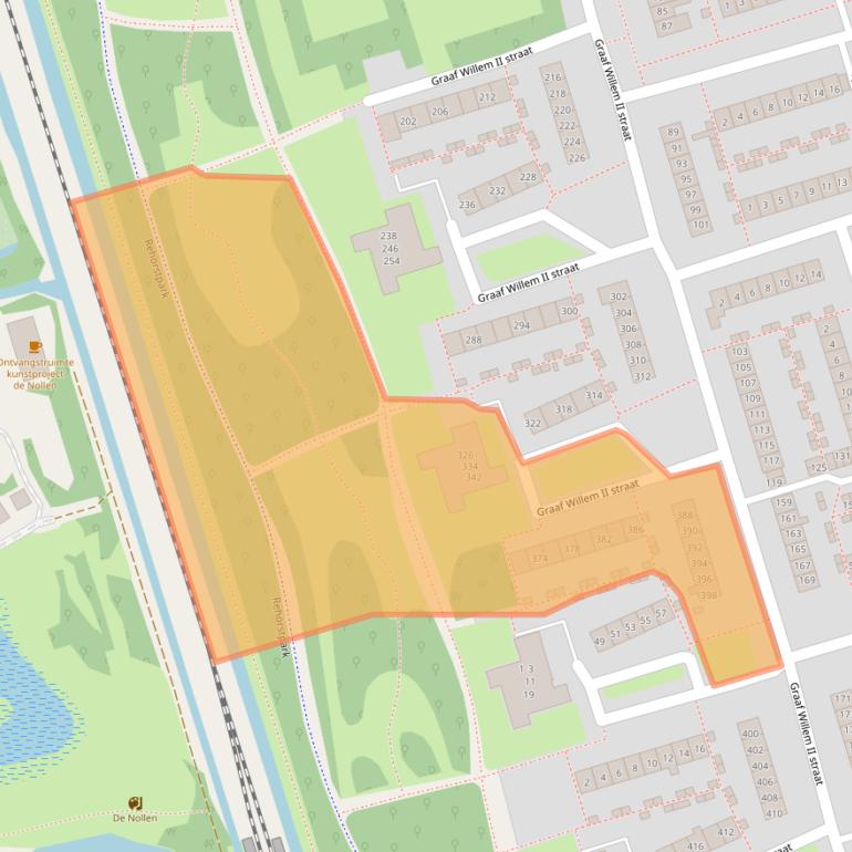 Kaart van postcodegebied 1785KN.