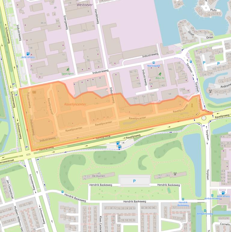 Kaart van postcodegebied 1785LX.