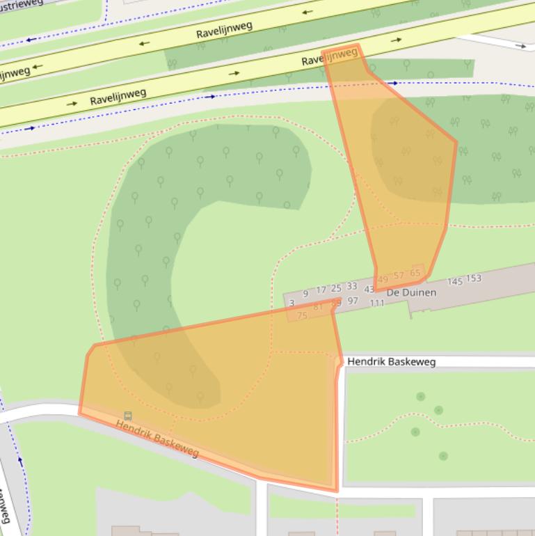 Kaart van postcodegebied 1785MB.