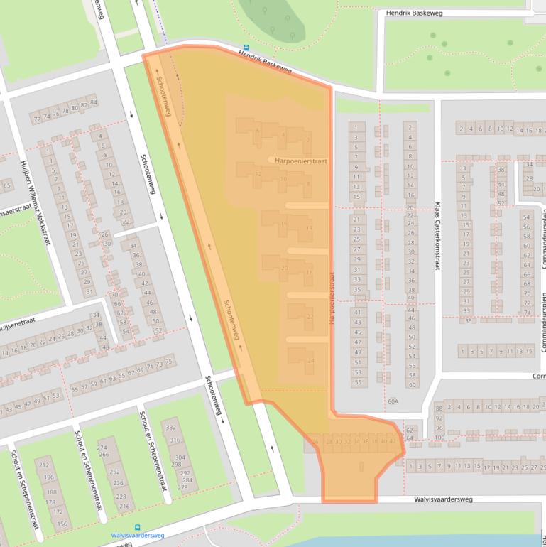 Kaart van postcodegebied 1785NB.