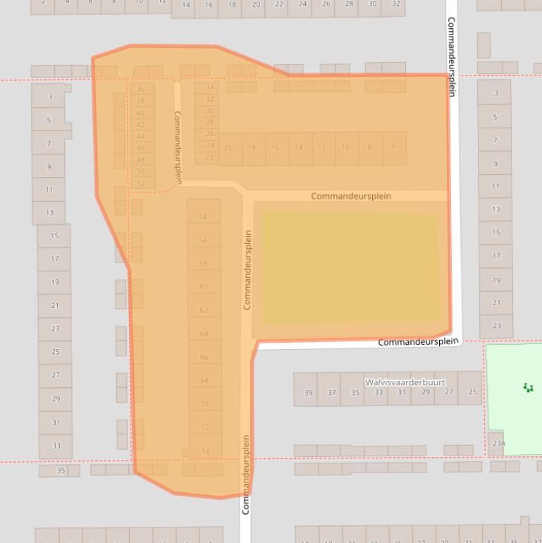 Kaart van postcodegebied 1785NG.