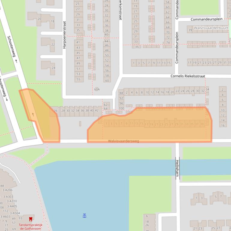 Kaart van postcodegebied 1785RA.