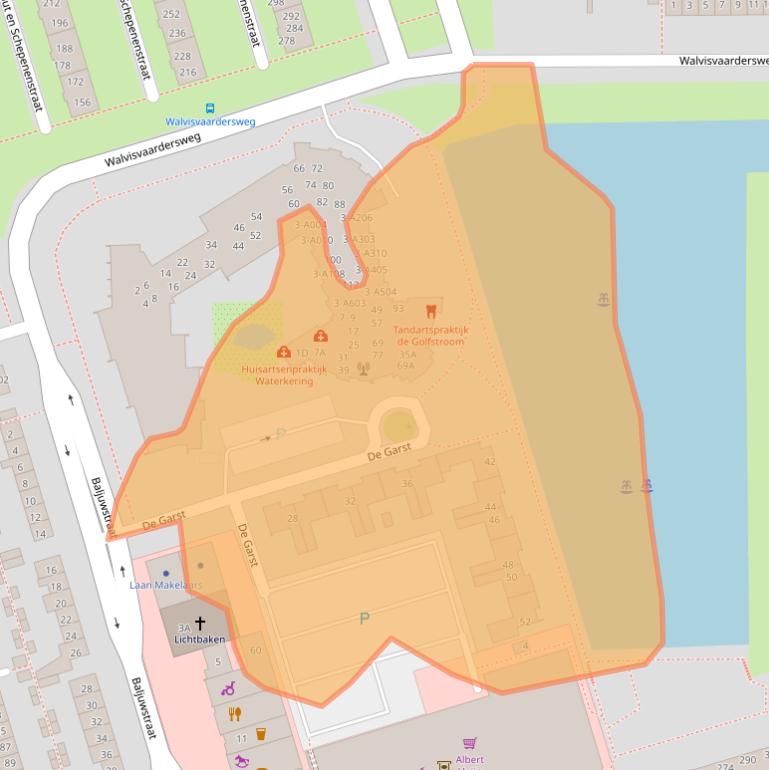 Kaart van postcodegebied 1785RK.