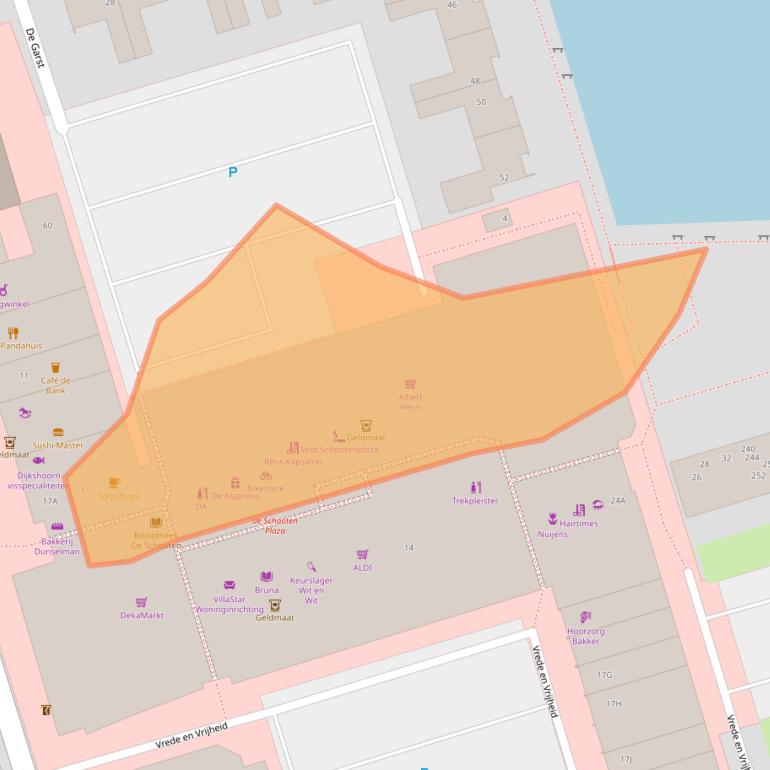 Kaart van postcodegebied 1785RL.