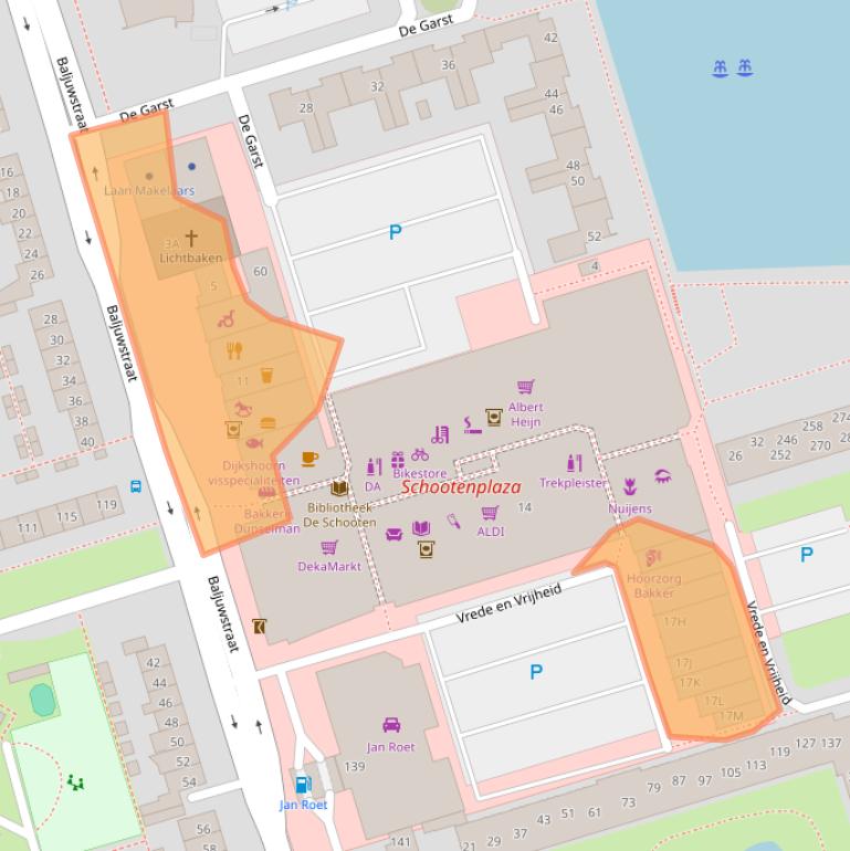 Kaart van postcodegebied 1785SB.