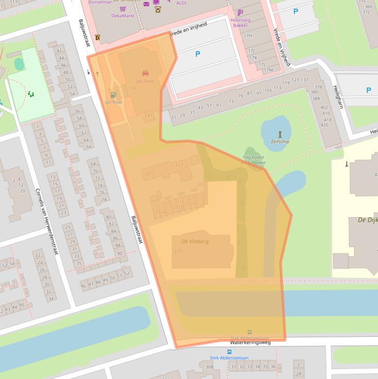 Kaart van postcodegebied 1785SH.
