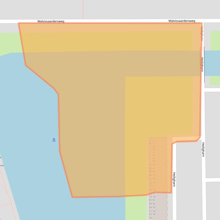 Kaart van postcodegebied 1785SL.
