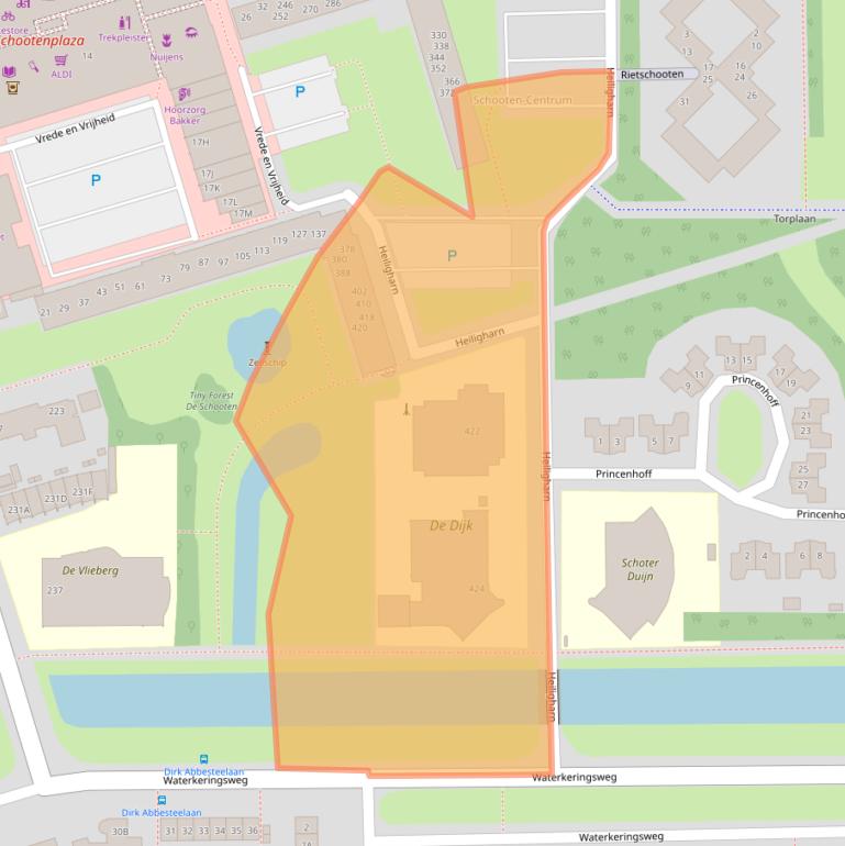 Kaart van postcodegebied 1785SX.