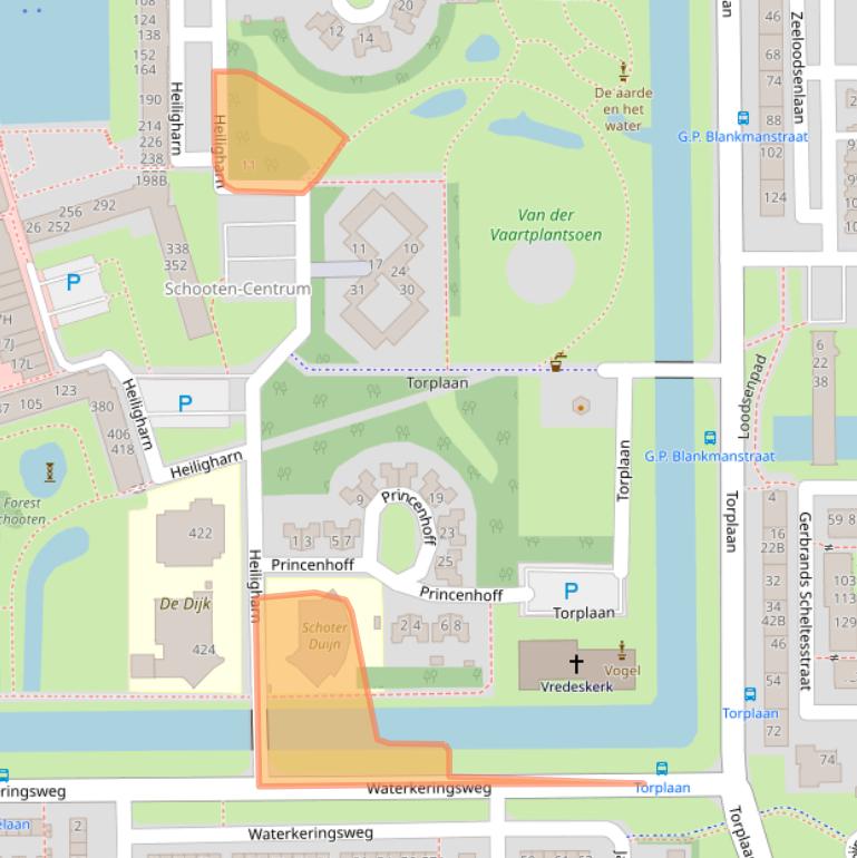 Kaart van postcodegebied 1785SZ.