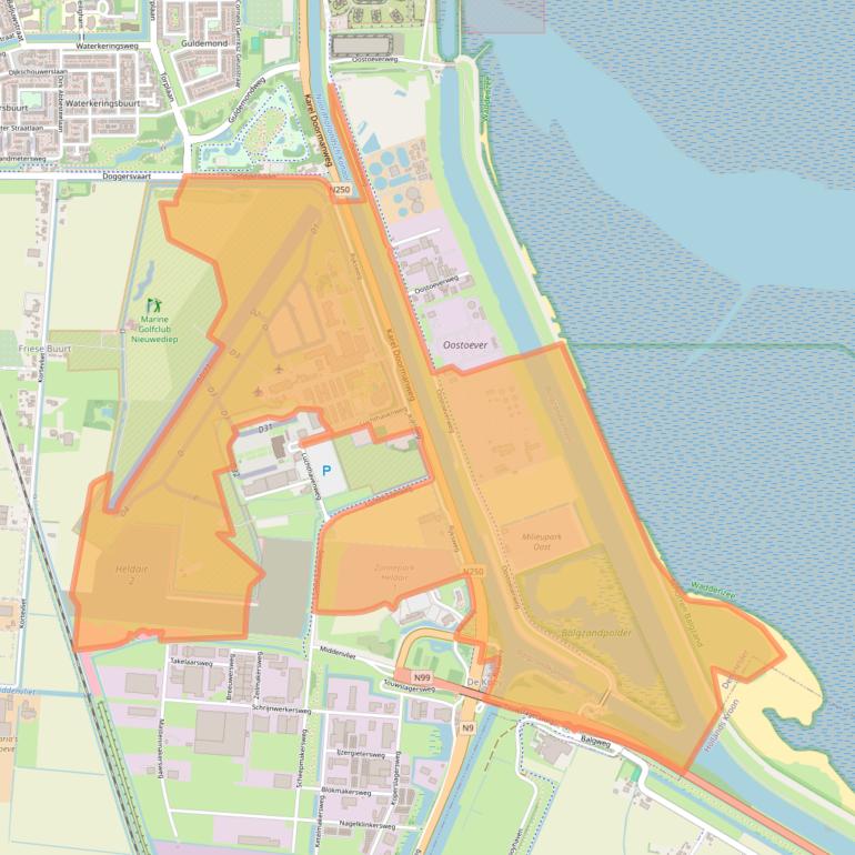 Kaart van postcodegebied 1786PT.