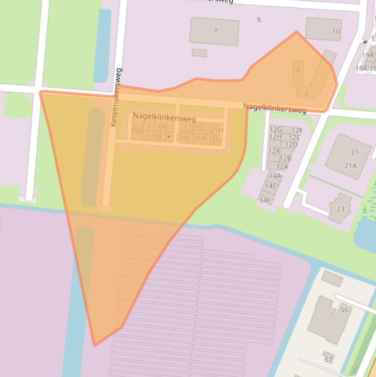 Kaart van postcodegebied 1786RB.