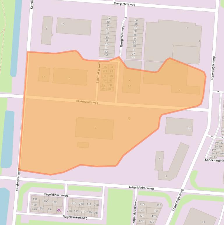 Kaart van postcodegebied 1786RC.
