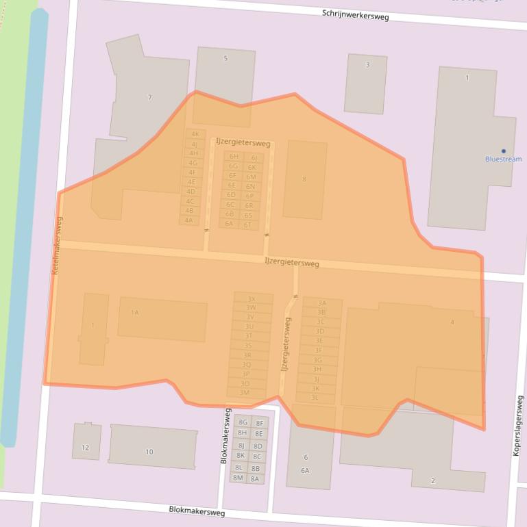 Kaart van postcodegebied 1786RD.