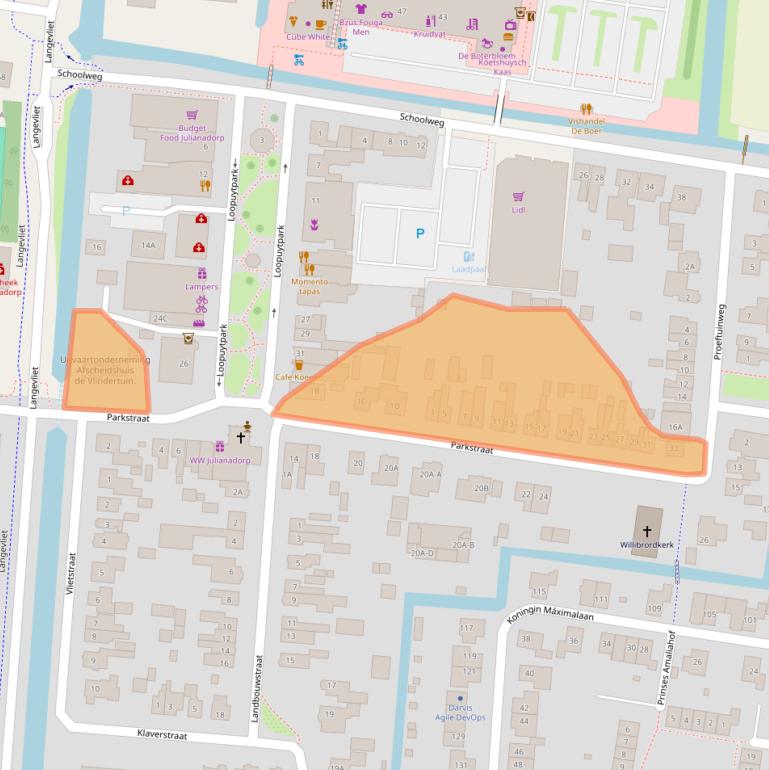 Kaart van postcodegebied 1787AB.