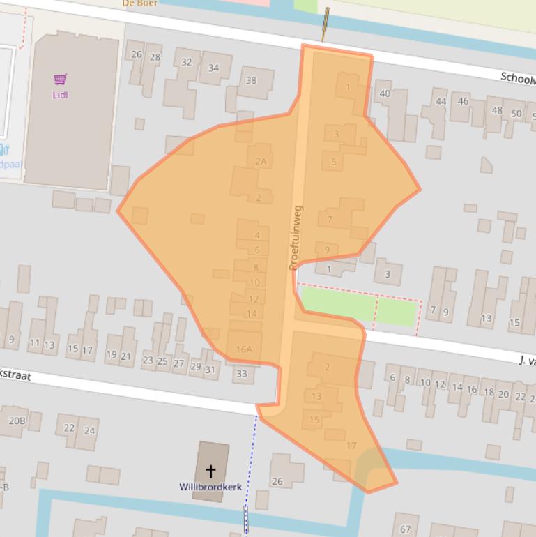 Kaart van postcodegebied 1787AG.