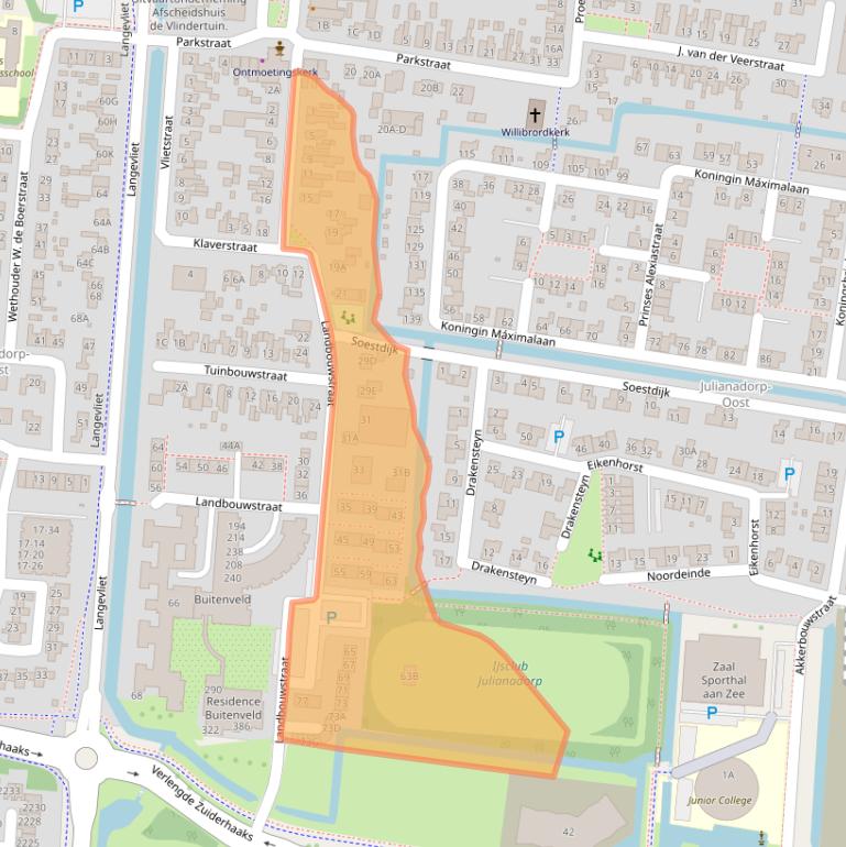 Kaart van postcodegebied 1787AK.