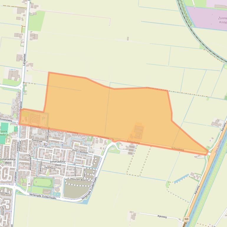 Kaart van postcodegebied 1787AV.