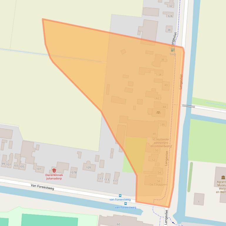 Kaart van postcodegebied 1787BE.