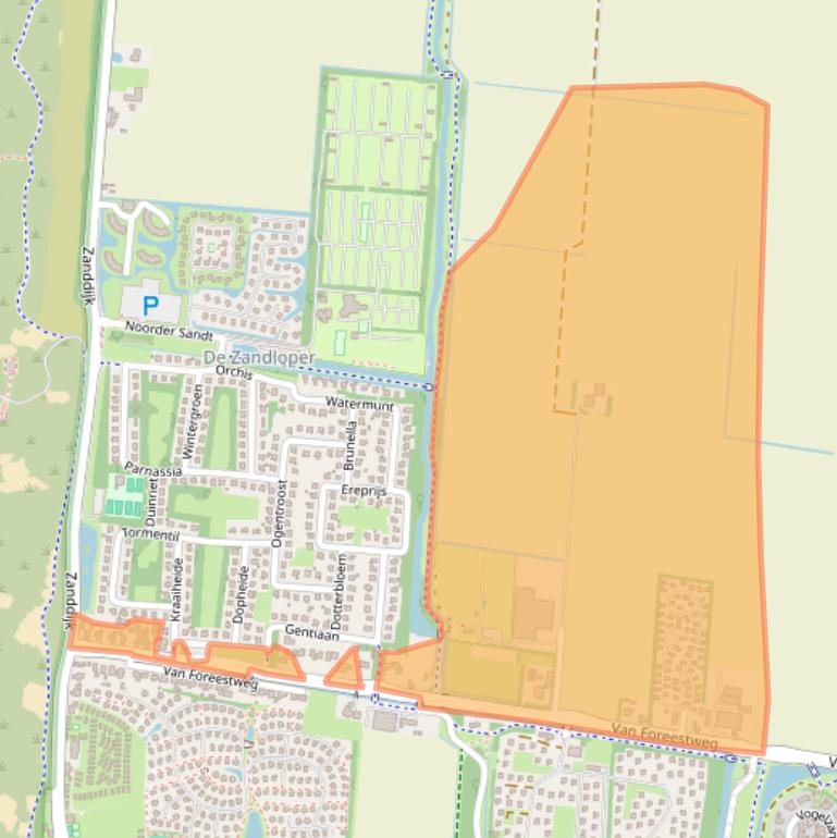 Kaart van postcodegebied 1787BK.