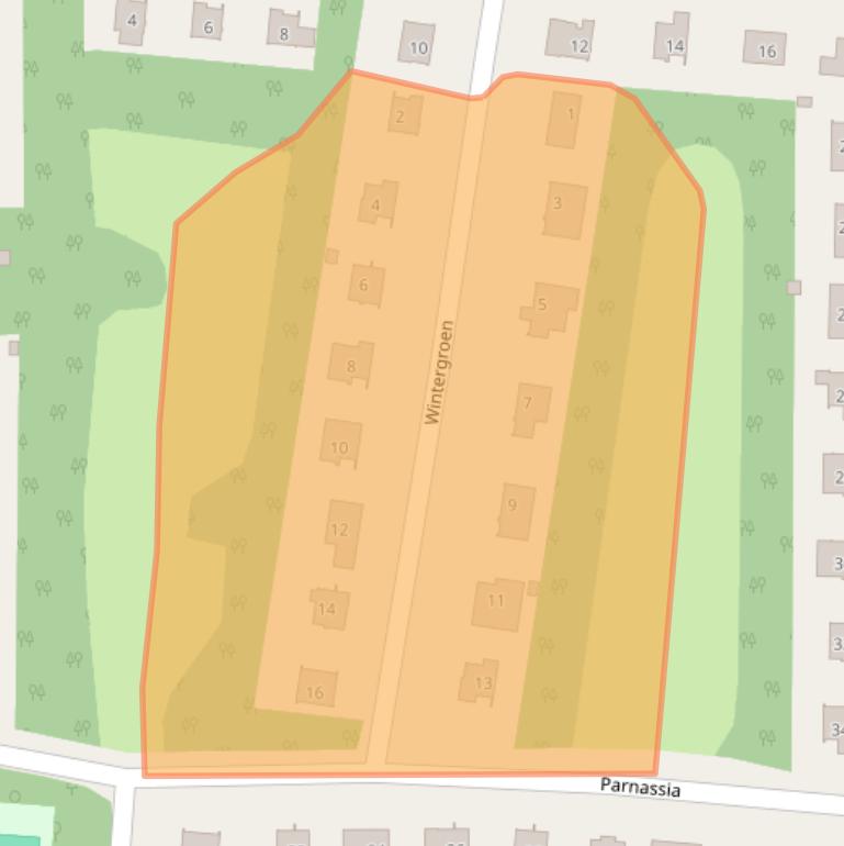 Kaart van postcodegebied 1787CE.