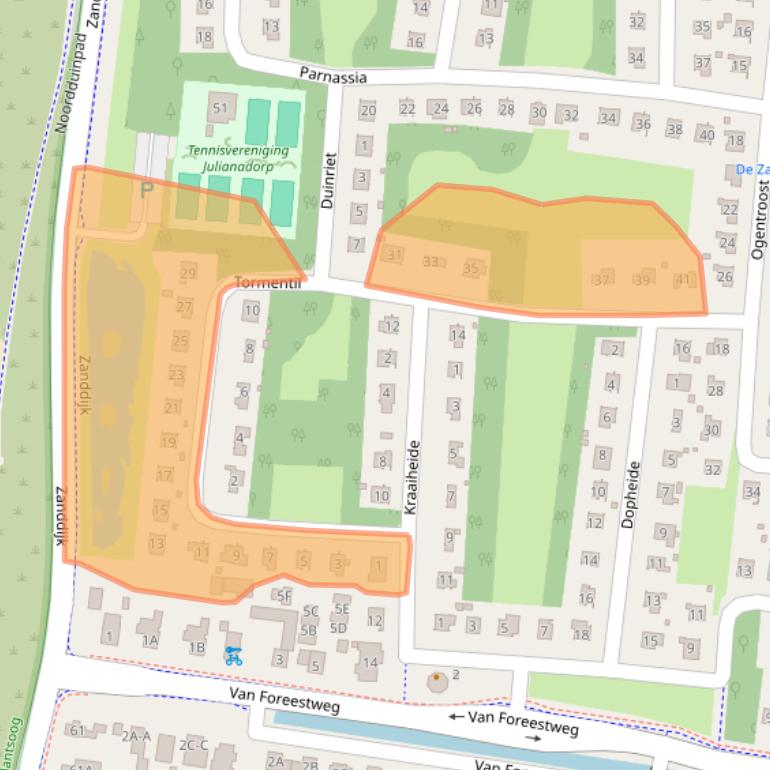 Kaart van postcodegebied 1787CH.