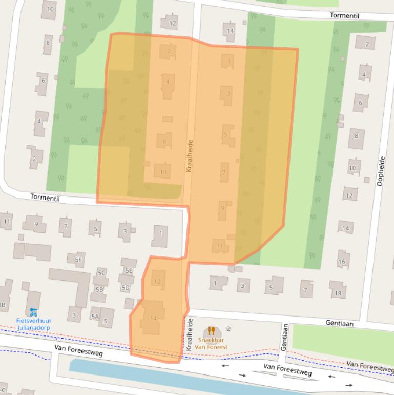 Kaart van postcodegebied 1787CK.