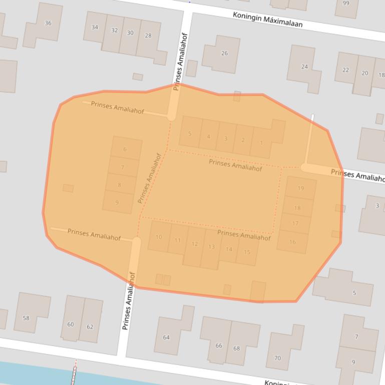 Kaart van postcodegebied 1787DD.