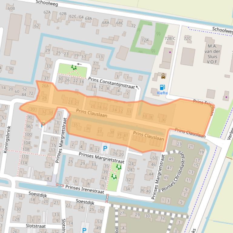 Kaart van postcodegebied 1787DG.