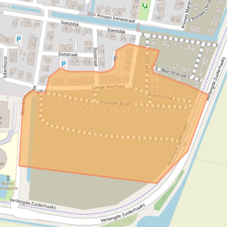 Kaart van postcodegebied 1787DT.