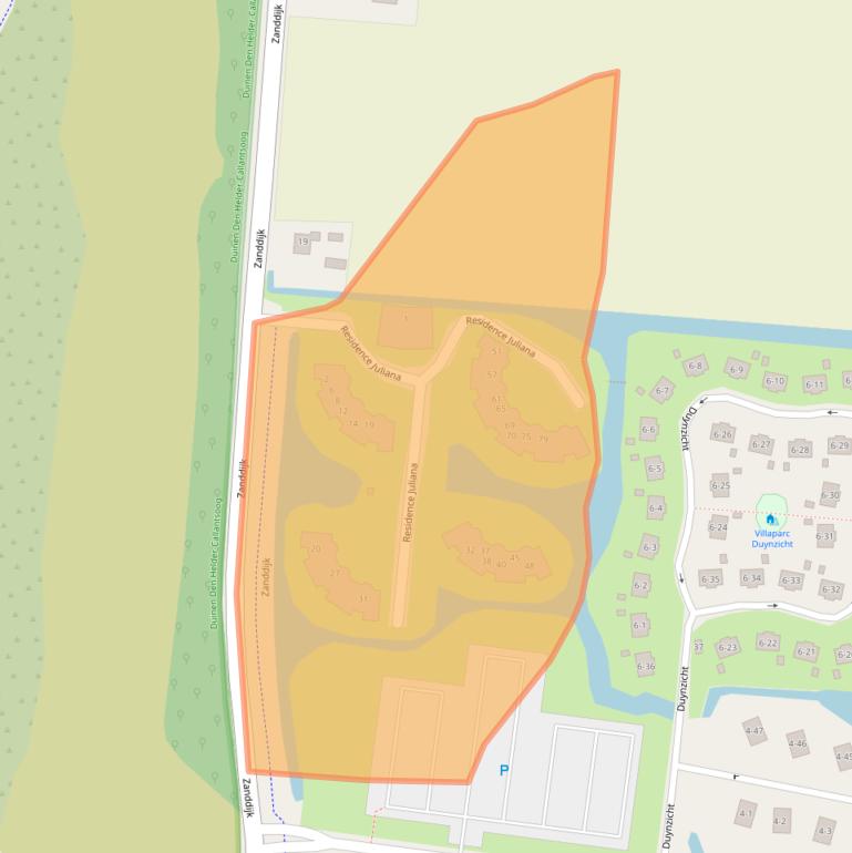 Kaart van postcodegebied 1787PM.