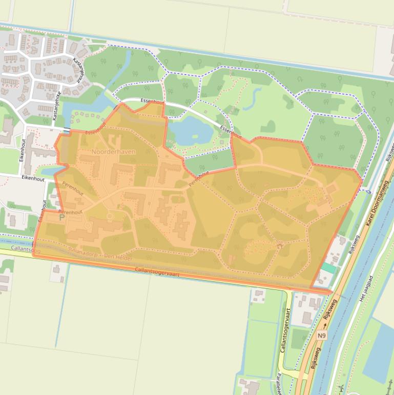 Kaart van postcodegebied 1787RE.